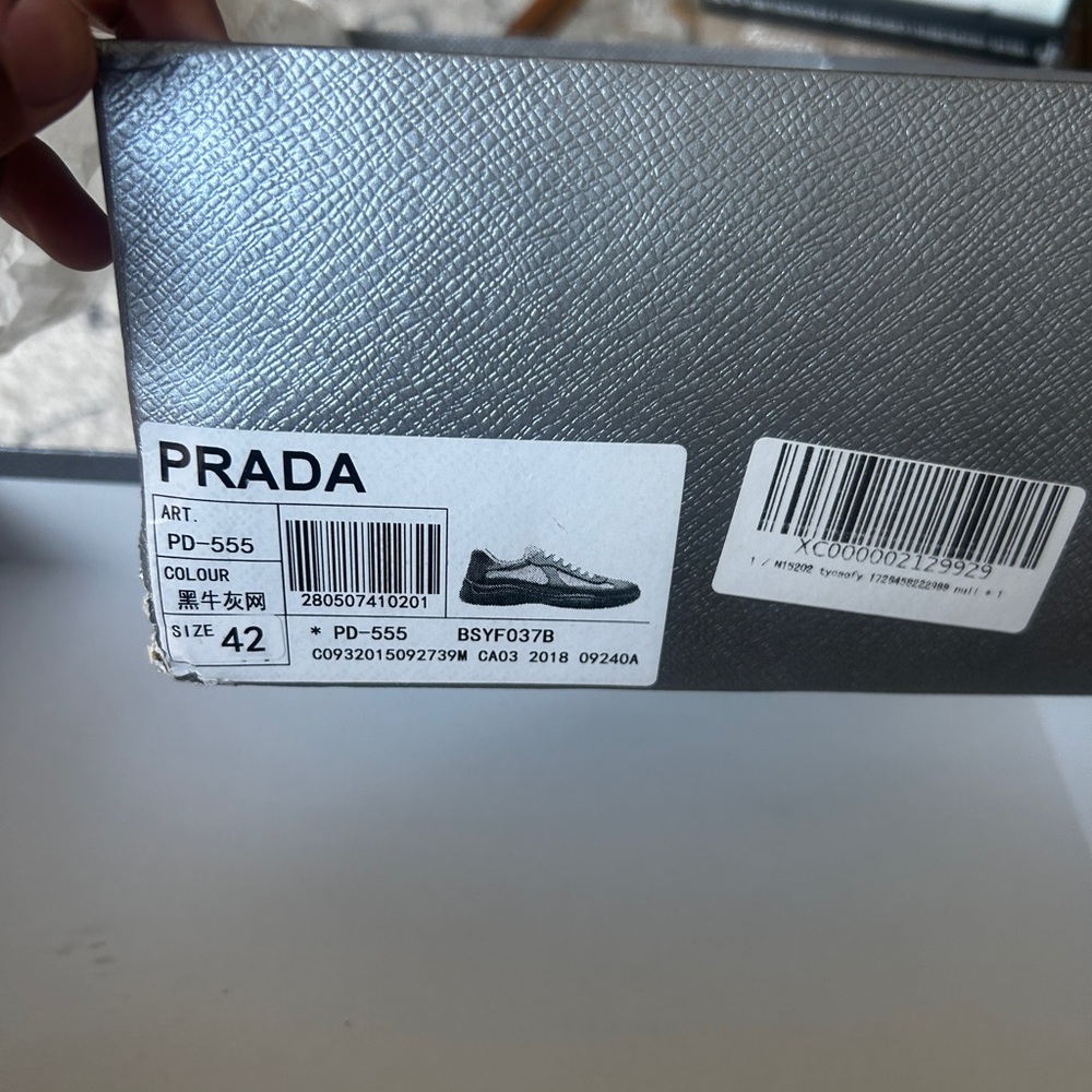 Prada America's Cup Soft rubber color black white and red - Picture 4 of 6